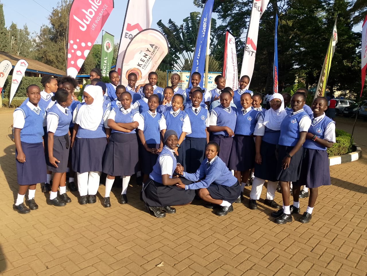 Music team at Meru Teachers college